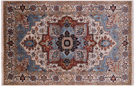 Heriz Serapi Handmade Wool Rug - Manhattan Rugs