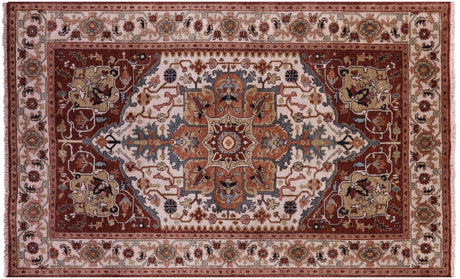 Hand Knotted Heriz Serapi Wool Rug - Manhattan Rugs