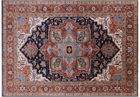 Hand Knotted Heriz Serapi Wool Rug - Manhattan Rugs