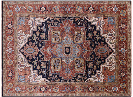 Heriz Serapi Hand Knotted Wool Rug - Manhattan Rugs