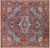 Square Heriz Serapi Handmade Wool Rug - Manhattan Rugs