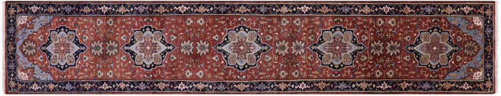 Runner Heriz Serapi Handmade Wool Rug - Manhattan Rugs