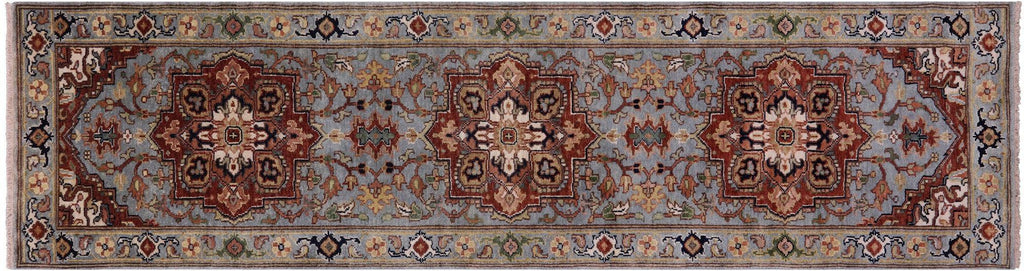Runner Heriz Serapi Hand Knotted Wool Rug - Manhattan Rugs
