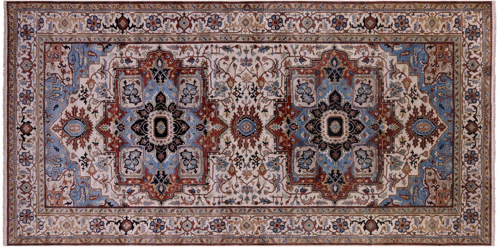 Heriz Serapi Hand-Knotted Wool Rug - Manhattan Rugs