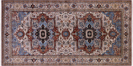 Heriz Serapi Hand-Knotted Wool Rug - Manhattan Rugs