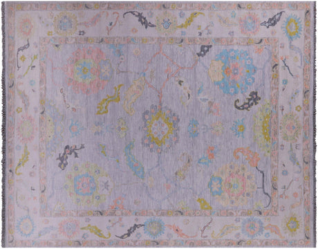 Turkish Oushak Hand Knotted Wool Rug - Manhattan Rugs