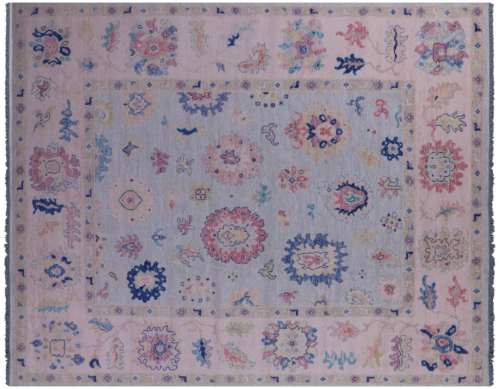 Turkish Oushak Hand Knotted Wool Rug - Manhattan Rugs