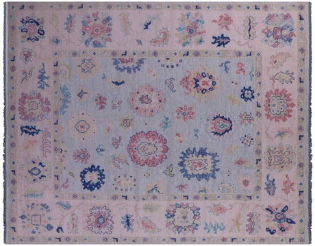 Turkish Oushak Hand Knotted Wool Rug - Manhattan Rugs
