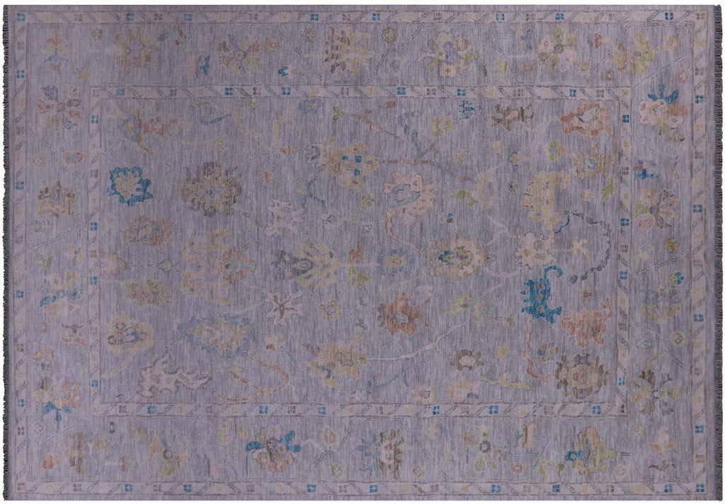 Turkish Oushak Hand Knotted Wool Rug - Manhattan Rugs