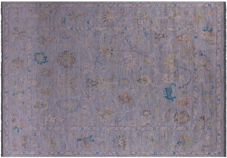 Turkish Oushak Hand Knotted Wool Rug - Manhattan Rugs