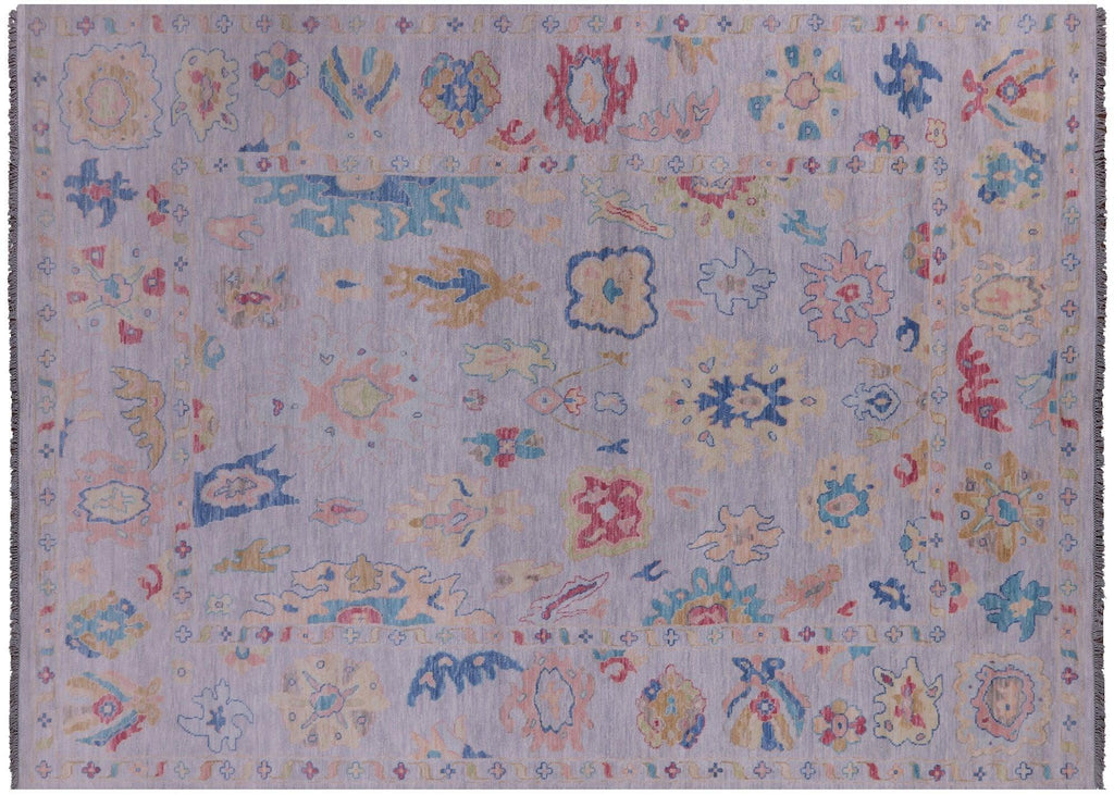 Hand Knotted Turkish Oushak Wool Rug - Manhattan Rugs