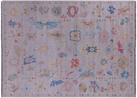Hand Knotted Turkish Oushak Wool Rug - Manhattan Rugs