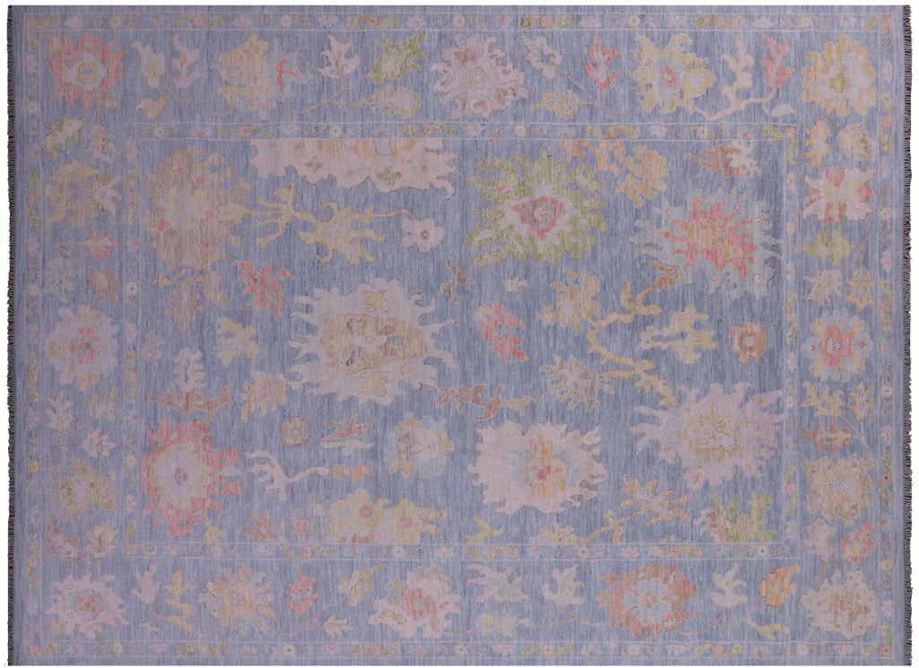 Turkish Oushak Hand Knotted Wool Rug - Manhattan Rugs