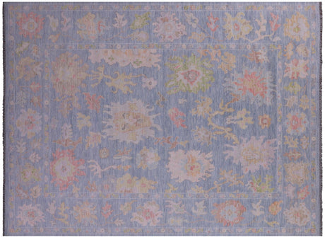 Turkish Oushak Hand Knotted Wool Rug - Manhattan Rugs