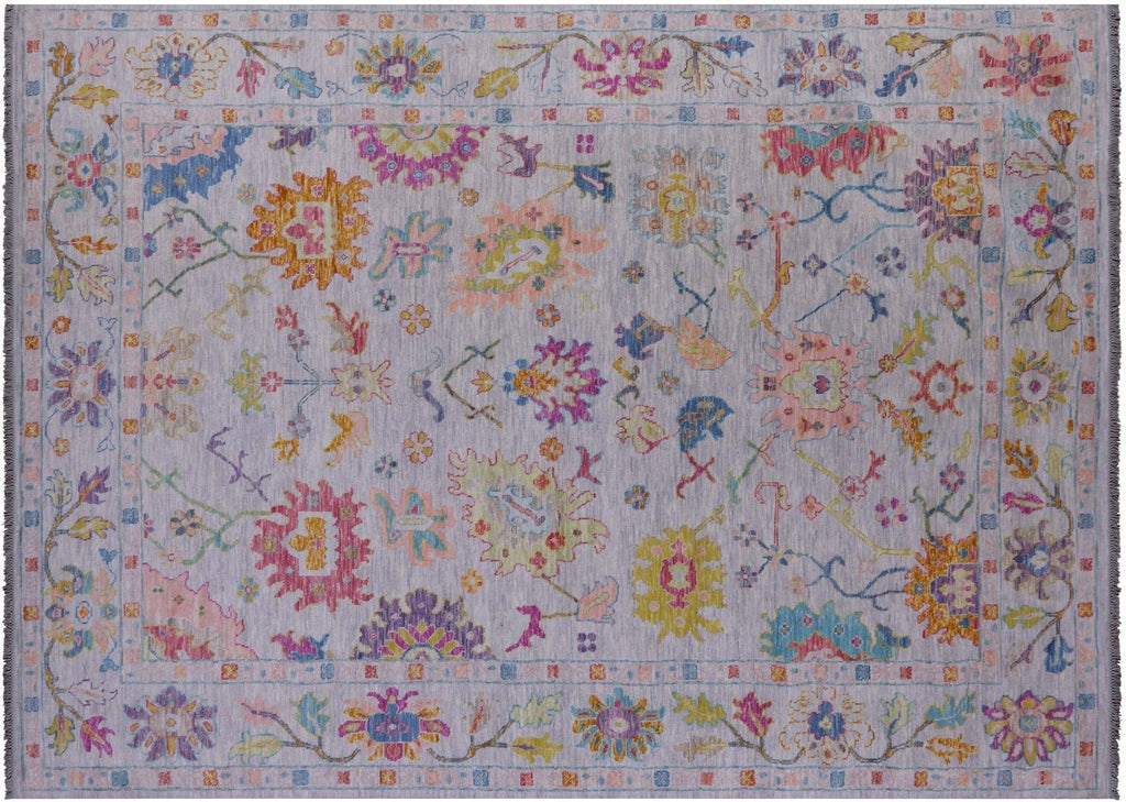 Turkish Oushak Handmade Wool Rug - Manhattan Rugs