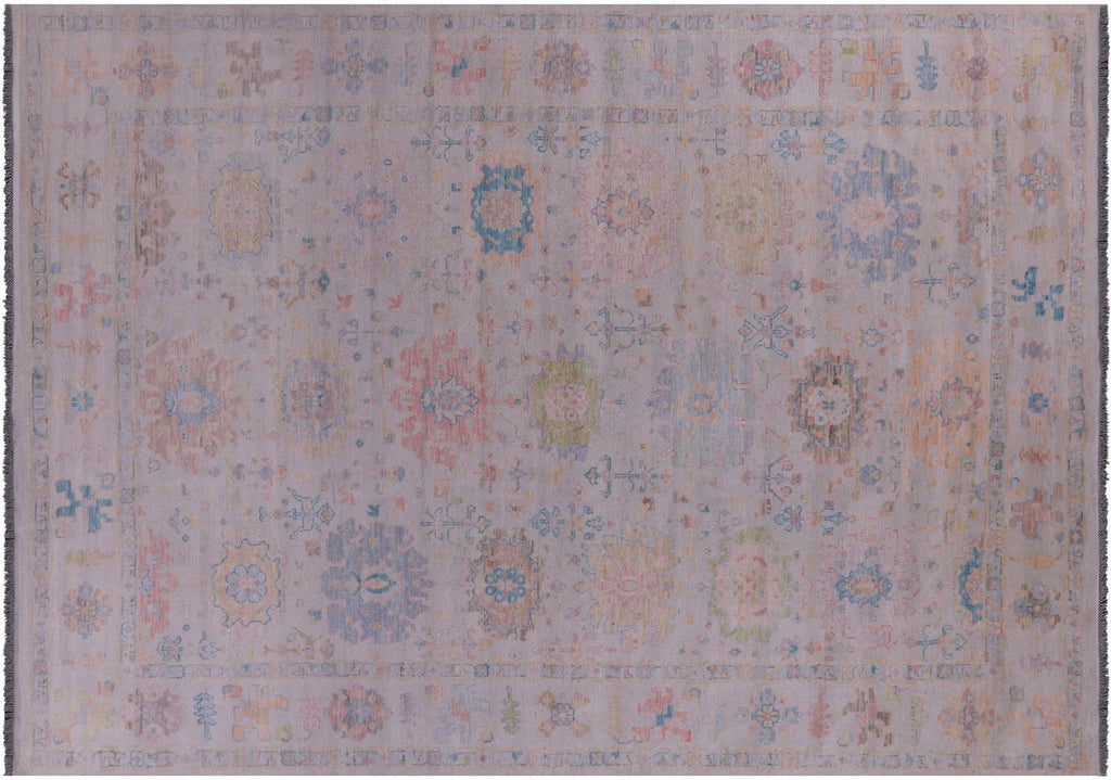 Hand-Knotted Turkish Oushak Wool Rug - Manhattan Rugs