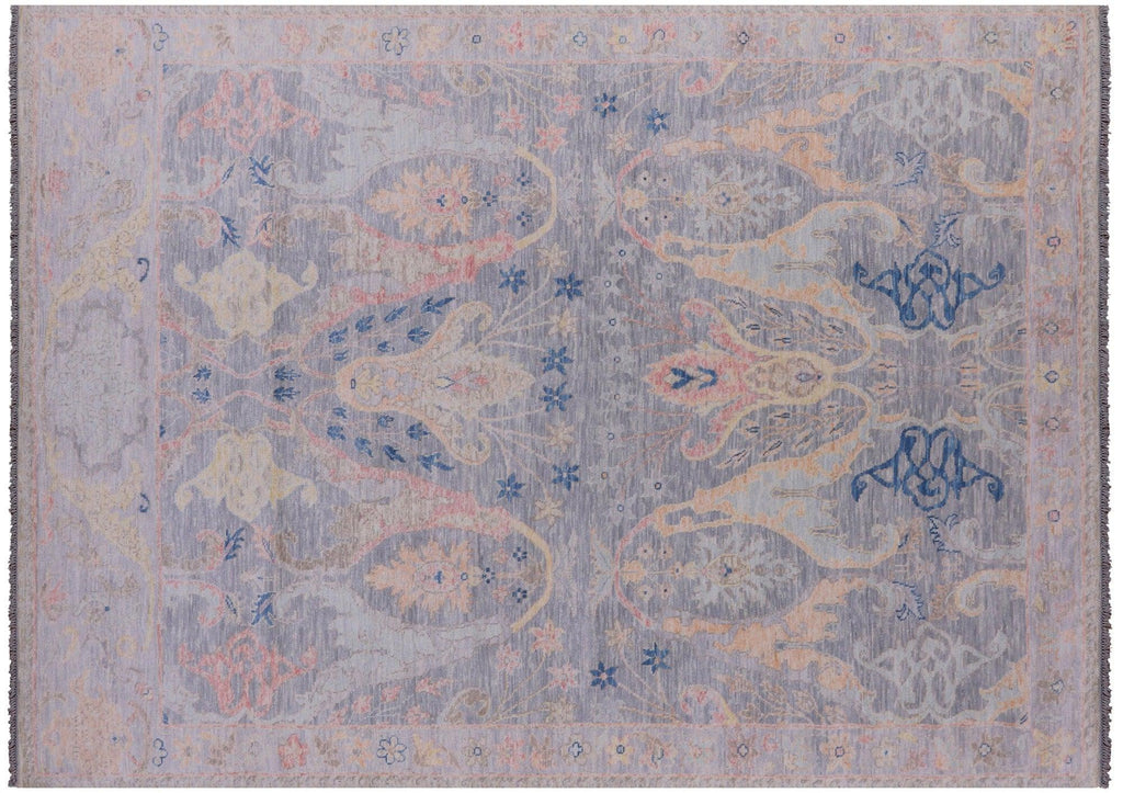 Turkish Oushak Handmade Wool Rug - Manhattan Rugs