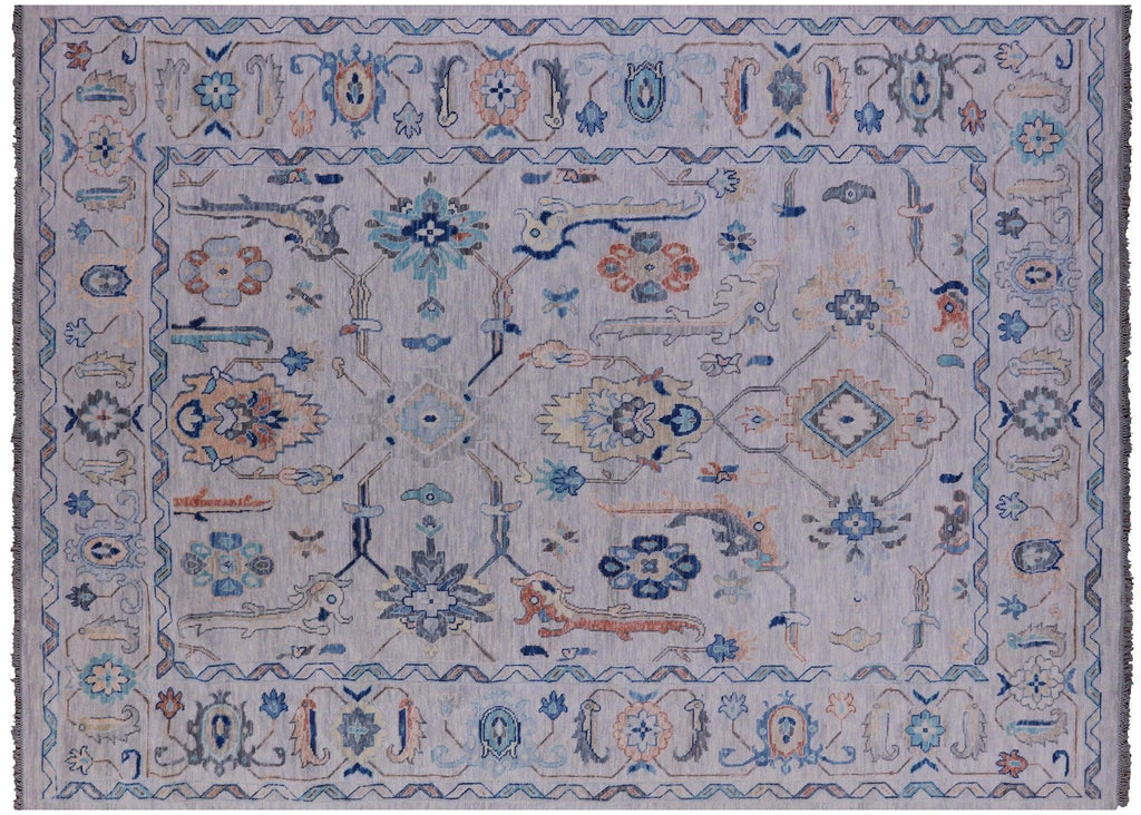Hand Knotted Turkish Oushak Wool Rug - Manhattan Rugs