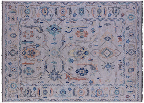 Hand Knotted Turkish Oushak Wool Rug - Manhattan Rugs