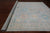Silver Hand-Knotted Kazak Wool Rug 10' 2" X 14' 0" - Q19756
