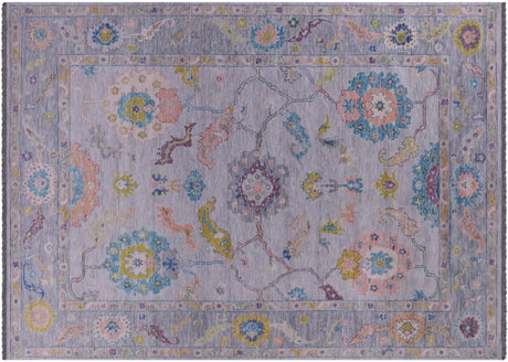 Turkish Oushak Hand Knotted Wool Rug - Manhattan Rugs
