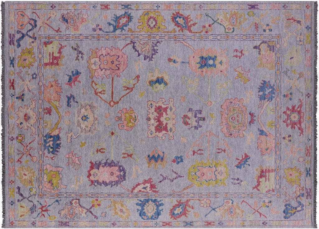 Hand Knotted Turkish Oushak Wool Rug - Manhattan Rugs