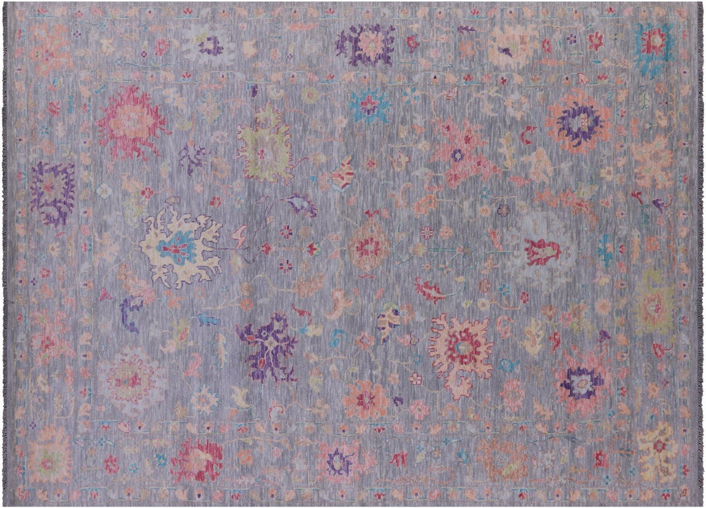 Turkish Oushak Hand Knotted Wool Rug - Manhattan Rugs