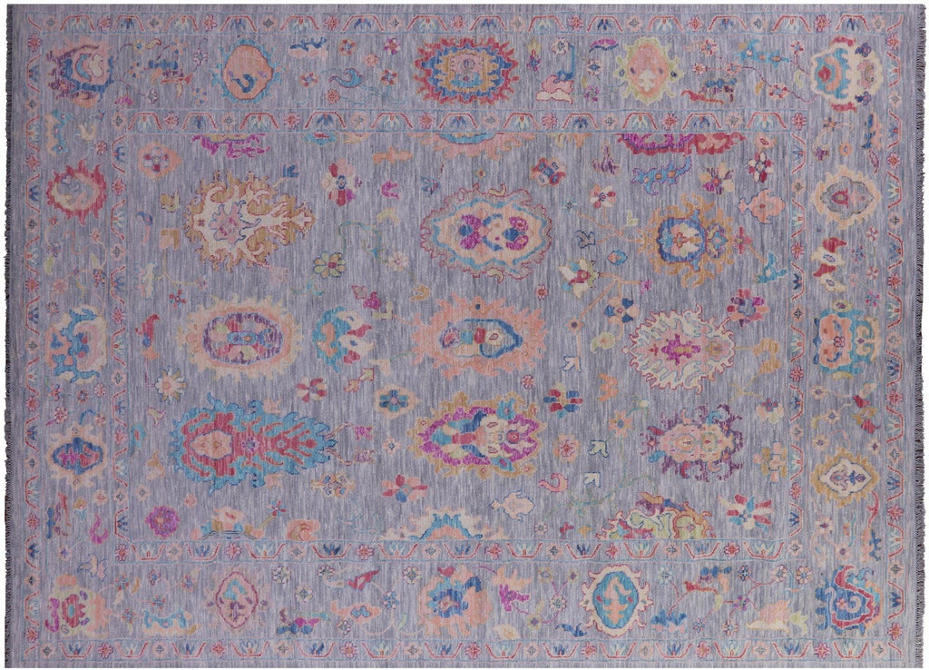 Turkish Oushak Hand Knotted Rug - Manhattan Rugs