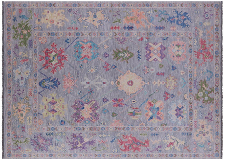 Hand-Knotted Turkish Oushak Rug - Manhattan Rugs