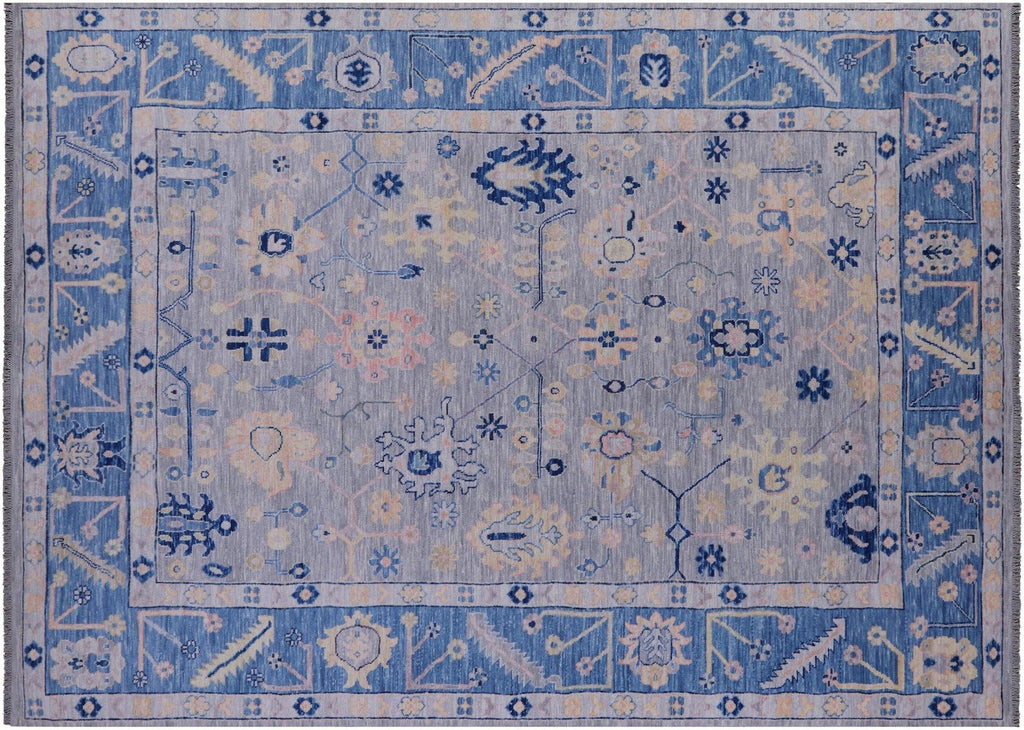 Turkish Oushak Hand Knotted Rug - Manhattan Rugs