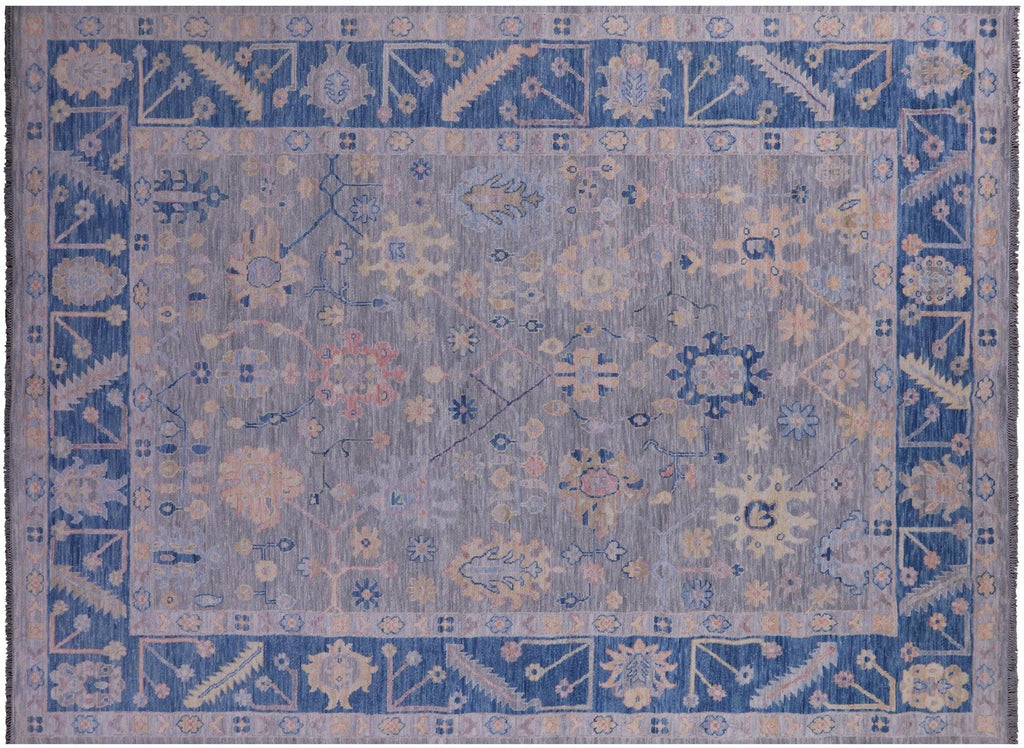 Hand-Knotted Turkish Oushak Rug - Manhattan Rugs