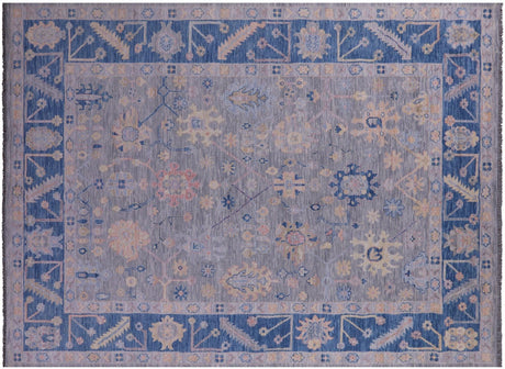 Hand-Knotted Turkish Oushak Rug - Manhattan Rugs