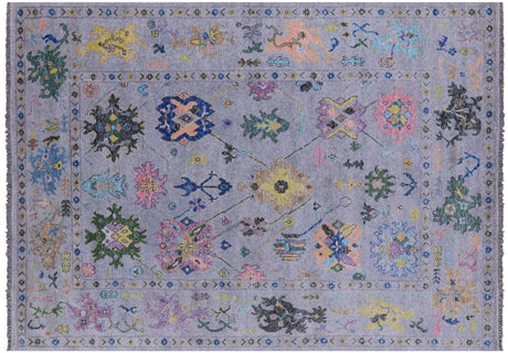 Turkish Oushak Hand Knotted Rug - Manhattan Rugs