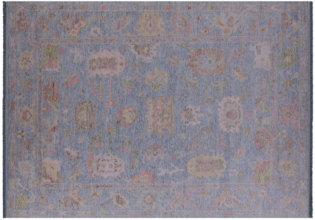 Turkish Oushak Handmade Wool Rug - Manhattan Rugs