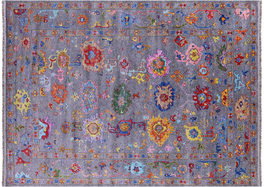 Turkish Oushak Handmade Wool Rug - Manhattan Rugs