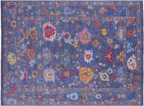 Hand-Knotted Turkish Oushak Wool Rug - Manhattan Rugs