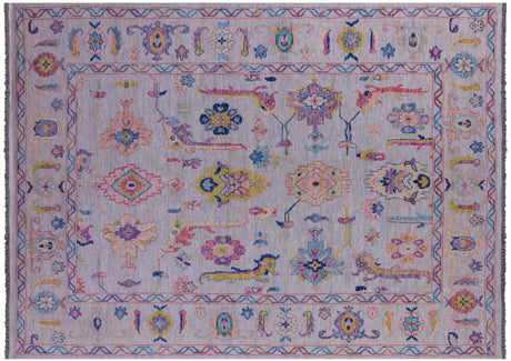 Hand-Knotted Turkish Oushak Rug - Manhattan Rugs