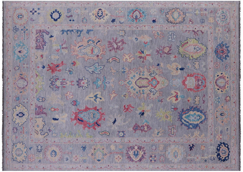 Turkish Oushak Hand Knotted Wool Rug - Manhattan Rugs