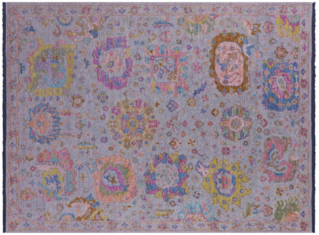 Turkish Oushak Hand Knotted Rug - Manhattan Rugs