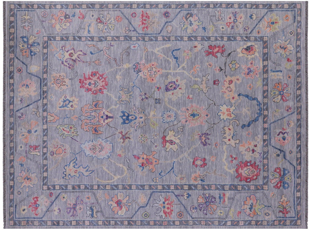 Turkish Oushak Hand Knotted Wool Rug - Manhattan Rugs