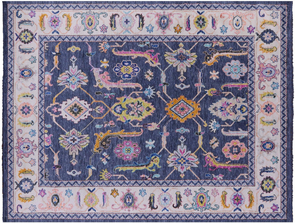 Turkish Oushak Hand Knotted Wool Rug - Manhattan Rugs