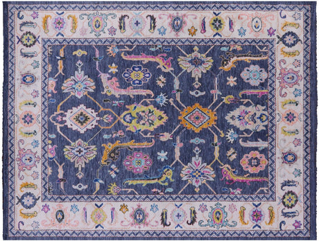 Turkish Oushak Hand Knotted Wool Rug - Manhattan Rugs