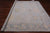 SUPER SALE Silver 9' Square Handmade Turkish Angora Oushak Wool Rug - Q19830