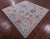 Square Turkish Oushak Hand-Knotted Wool Rug - Manhattan Rugs