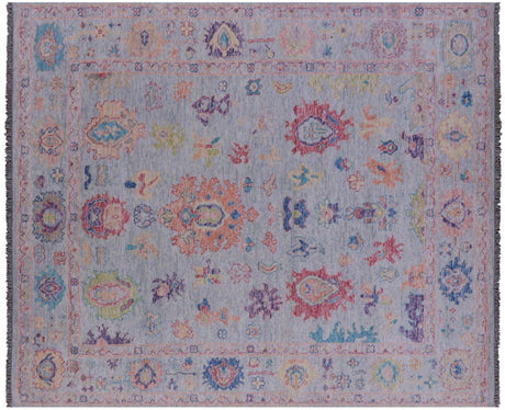 Turkish Oushak Hand Knotted Wool Rug - Manhattan Rugs