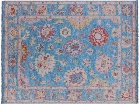 Hand Knotted Turkish Oushak Wool Rug - Manhattan Rugs