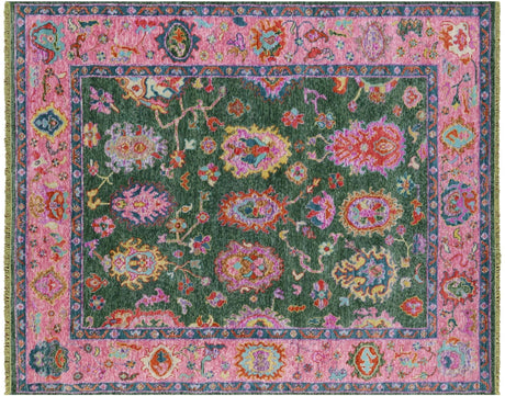 Turkish Oushak Hand Knotted Rug - Manhattan Rugs