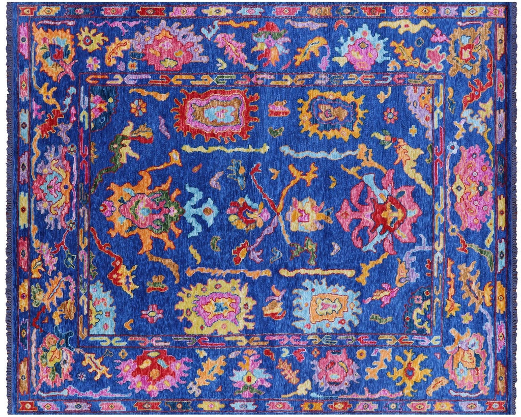 Turkish Oushak Hand Knotted Wool Rug - Manhattan Rugs