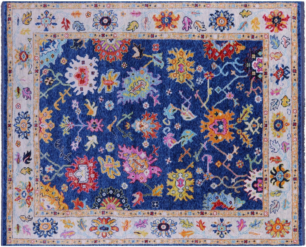 Turkish Oushak Hand Knotted Wool Rug - Manhattan Rugs