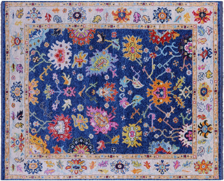 Turkish Oushak Hand Knotted Wool Rug - Manhattan Rugs